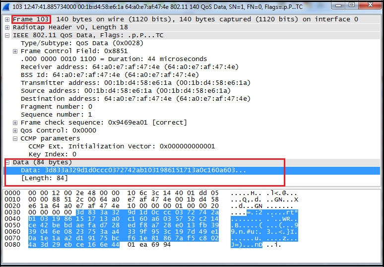 how to compare results in wireshark captures
